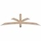 Ekena Millwork Davenport Smooth Timber Gable Bracket, Douglas Fir, 72"W x 21"H x 3 1/2"D x 3 1/2"F, 7/12 Pitch GBW072X21X0404DAV00SDF - alternate 1
